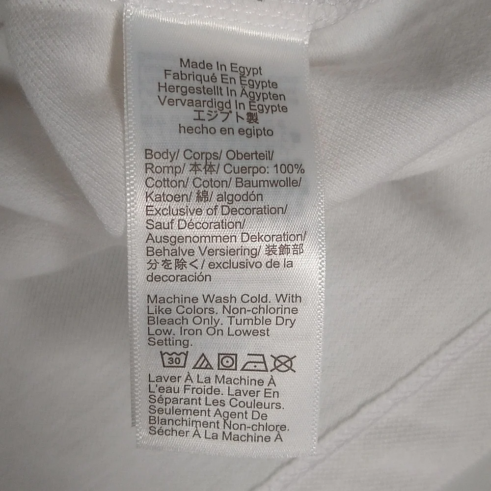 NWT‎ J. Crew Crewcuts boys white polo shirt green collar trim XL